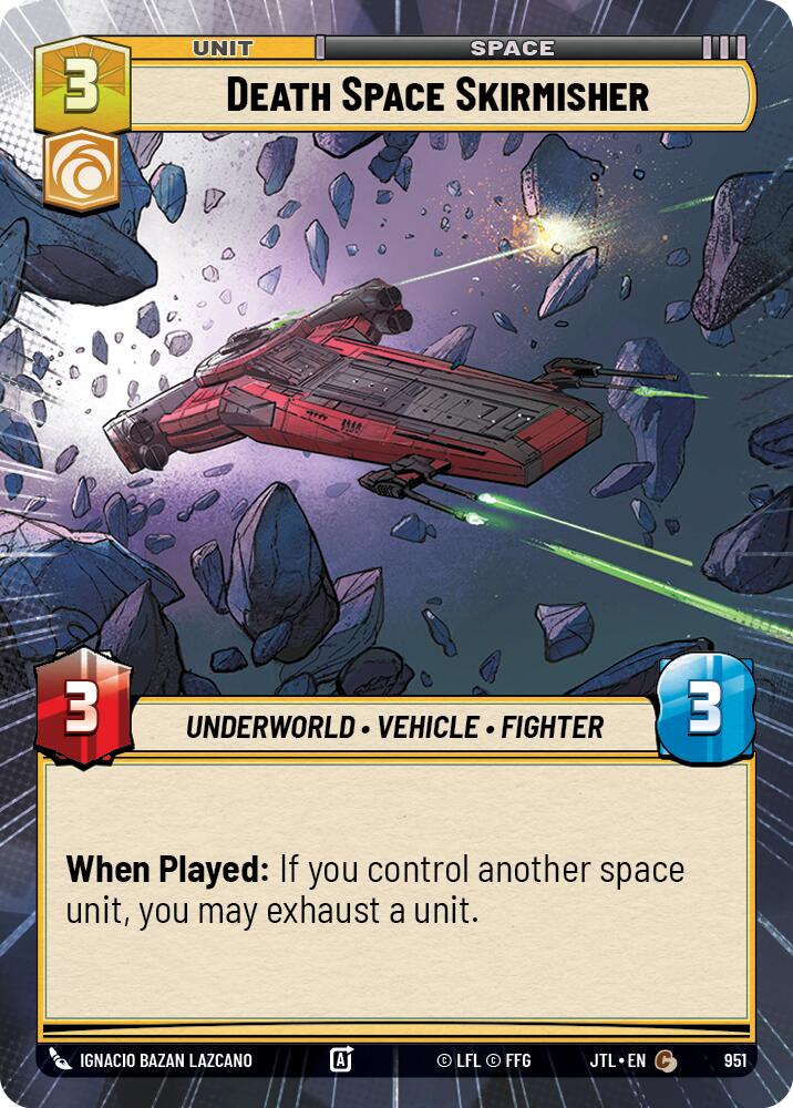 Star Wars: Unlimited: Death Space Skirmisher (Hyperspace Foil) card image