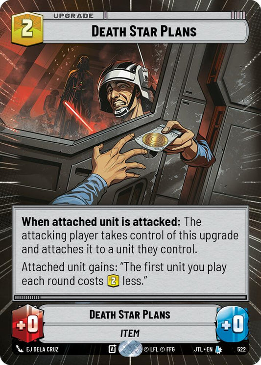 Star Wars: Unlimited: Death Star Plans (Hyperspace) card image