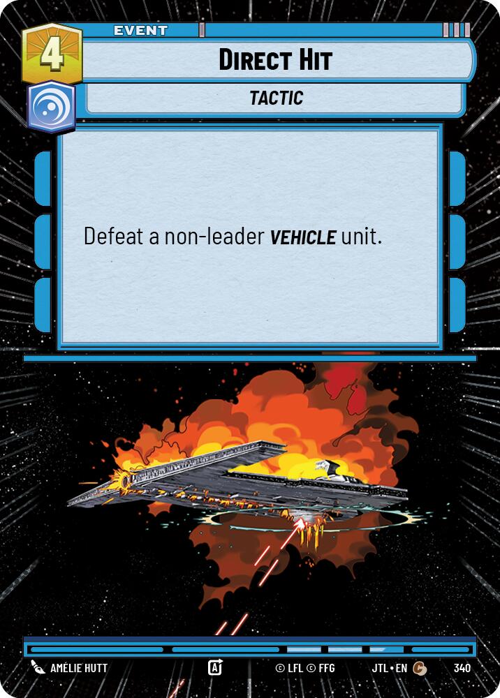 Star Wars: Unlimited: Direct Hit (Hyperspace) card image