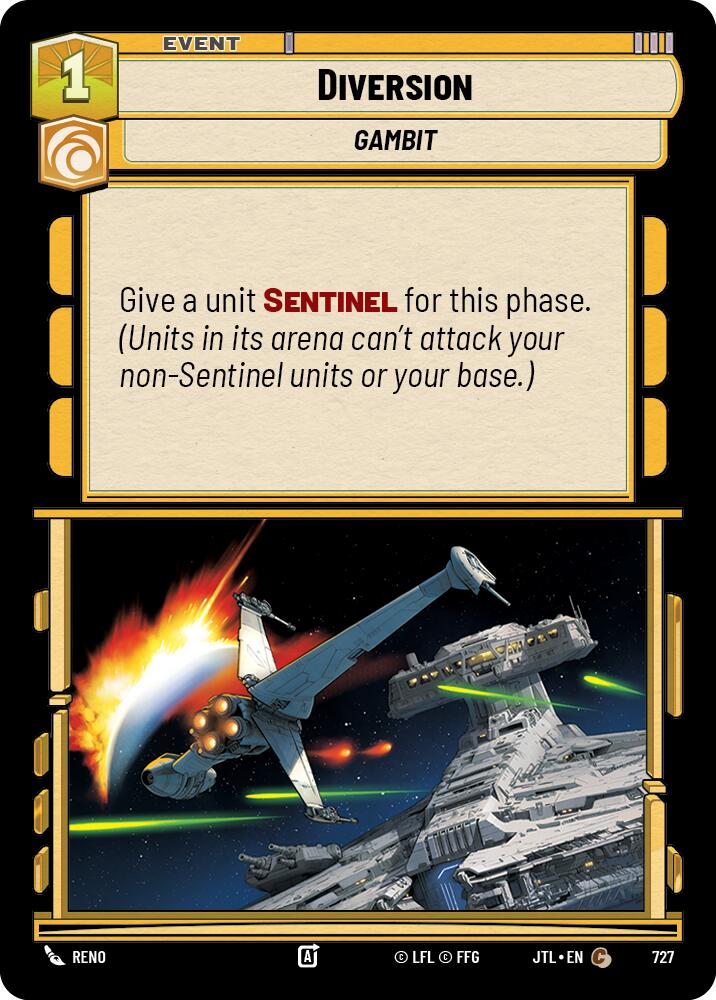 Star Wars: Unlimited: Diversion (Foil) card image