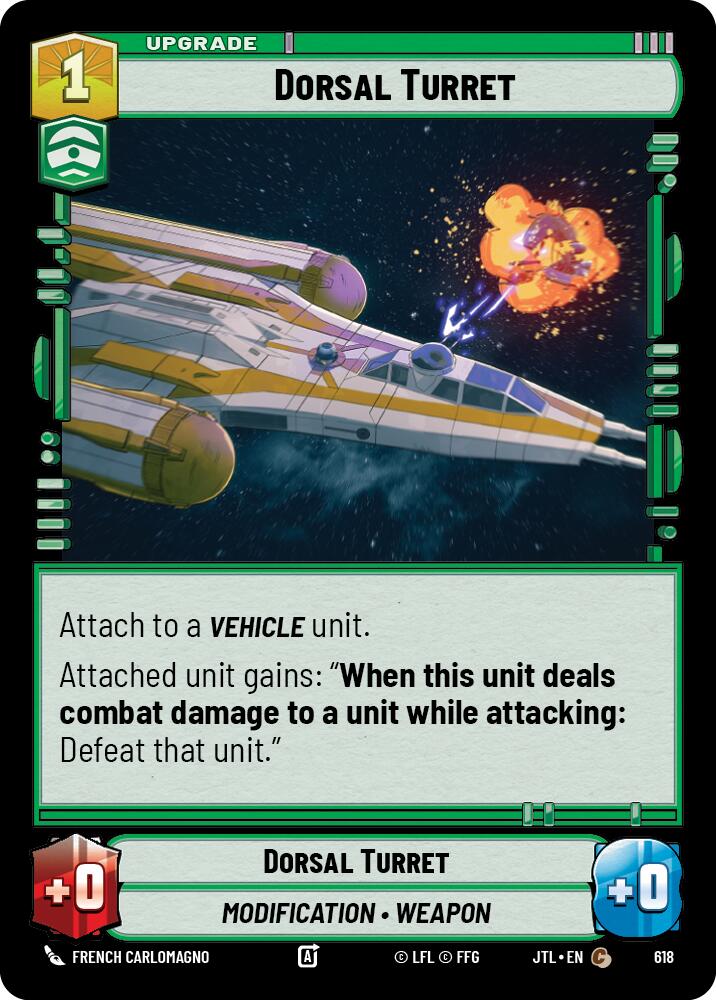 Star Wars: Unlimited: Dorsal Turret (Foil) card image