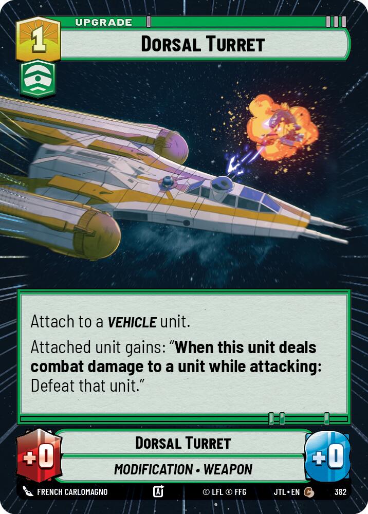 Star Wars: Unlimited: Dorsal Turret (Hyperspace) card image