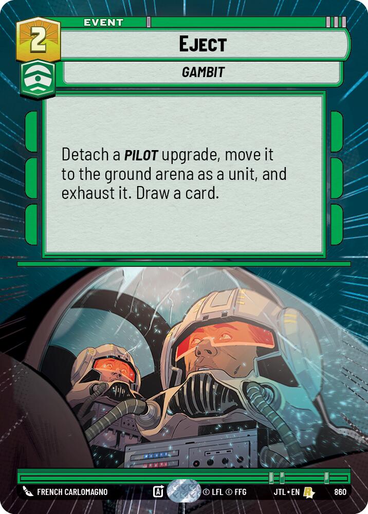 Star Wars: Unlimited: Eject (Hyperspace Foil) card image