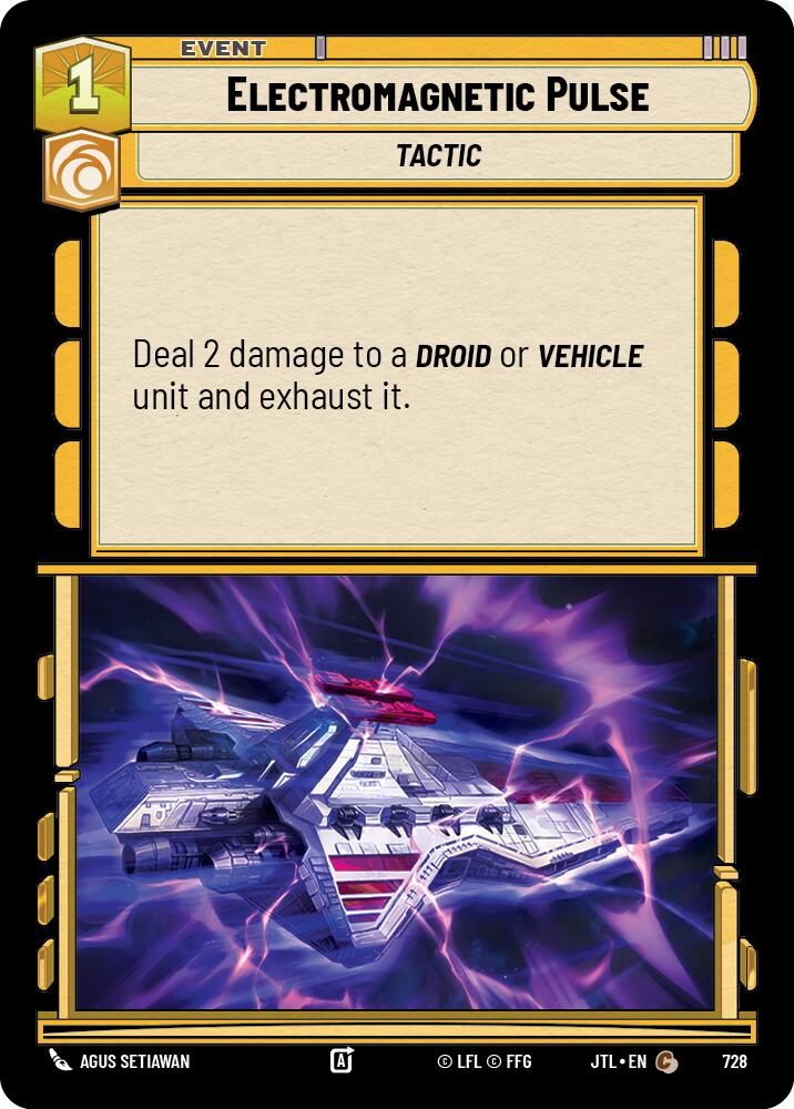 Star Wars: Unlimited: Electromagnetic Pulse (Foil) card image