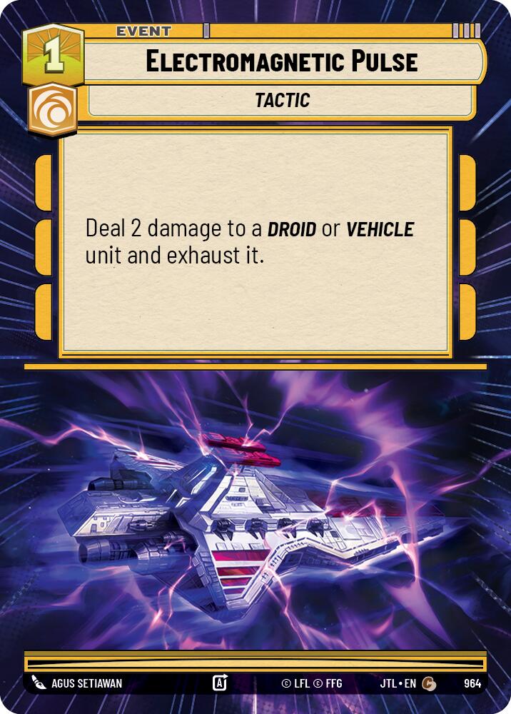 Star Wars: Unlimited: Electromagnetic Pulse (Hyperspace Foil) card image