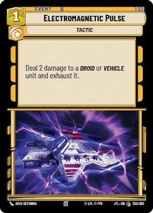 Star Wars: Unlimited: Electromagnetic Pulse card image