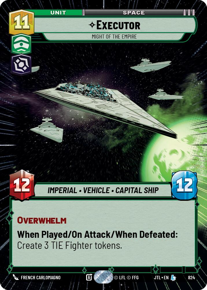 Star Wars: Unlimited: Executor - Might of the Empire (Hyperspace Foil) card image