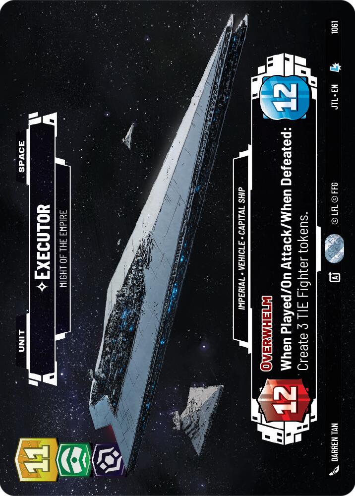 Star Wars: Unlimited: Executor - Might of the Empire (Prestige Foil) card image