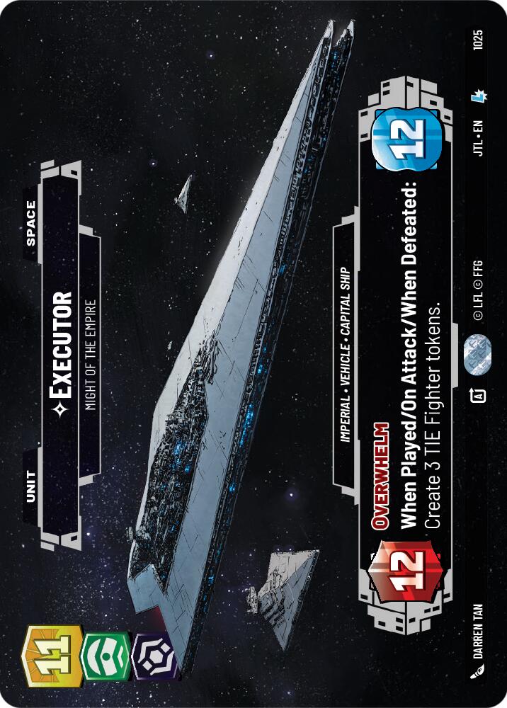 Star Wars: Unlimited: Executor - Might of the Empire (Prestige) card image