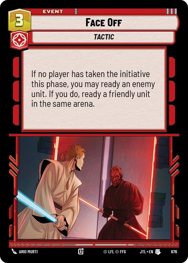 Star Wars: Unlimited: Face Off (Foil) card image