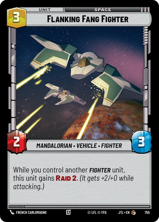 Star Wars: Unlimited: Flanking Fang Fighter (Foil) card image