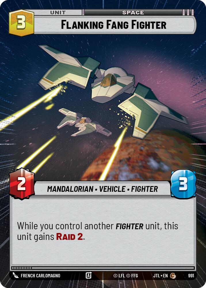 Star Wars: Unlimited: Flanking Fang Fighter (Hyperspace Foil) card image