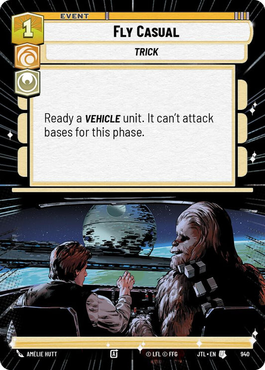 Star Wars: Unlimited: Fly Casual (Hyperspace Foil) card image