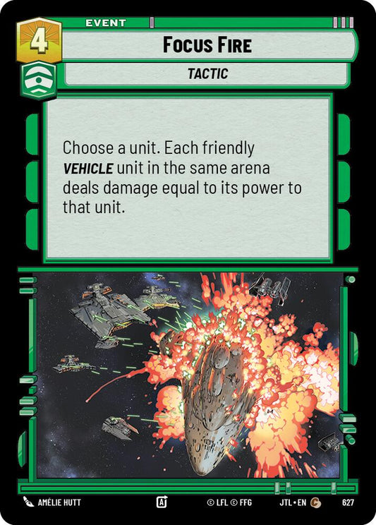 Star Wars: Unlimited: Focus Fire (Foil) card image