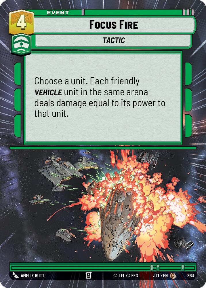 Star Wars: Unlimited: Focus Fire (Hyperspace Foil) card image