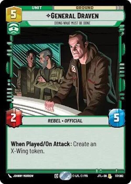 Star Wars: Unlimited: General Draven - Doing What Must Be Done card image