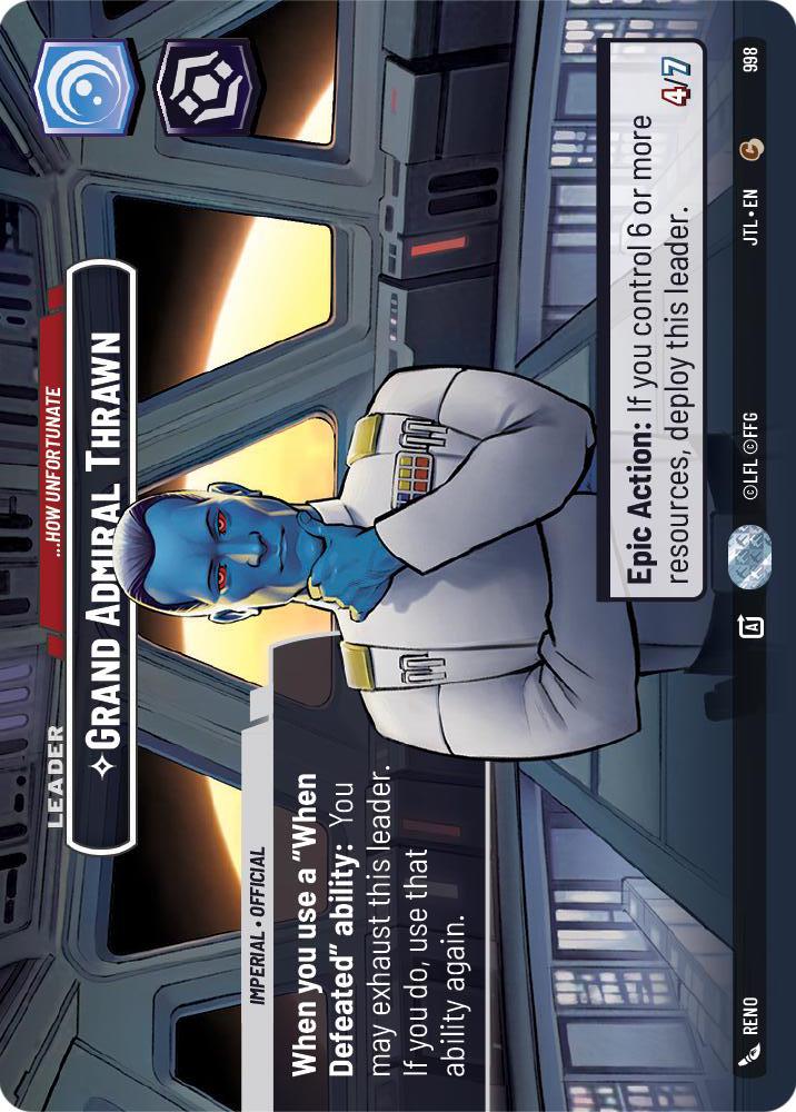 Star Wars: Unlimited: Grand Admiral Thrawn - ...How Unfortunate (Showcase) card image