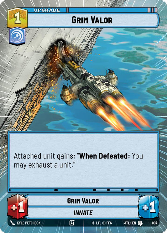 Star Wars: Unlimited: Grim Valor (Hyperspace Foil) card image