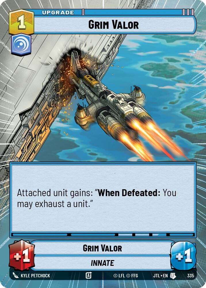 Star Wars: Unlimited: Grim Valor (Hyperspace) card image