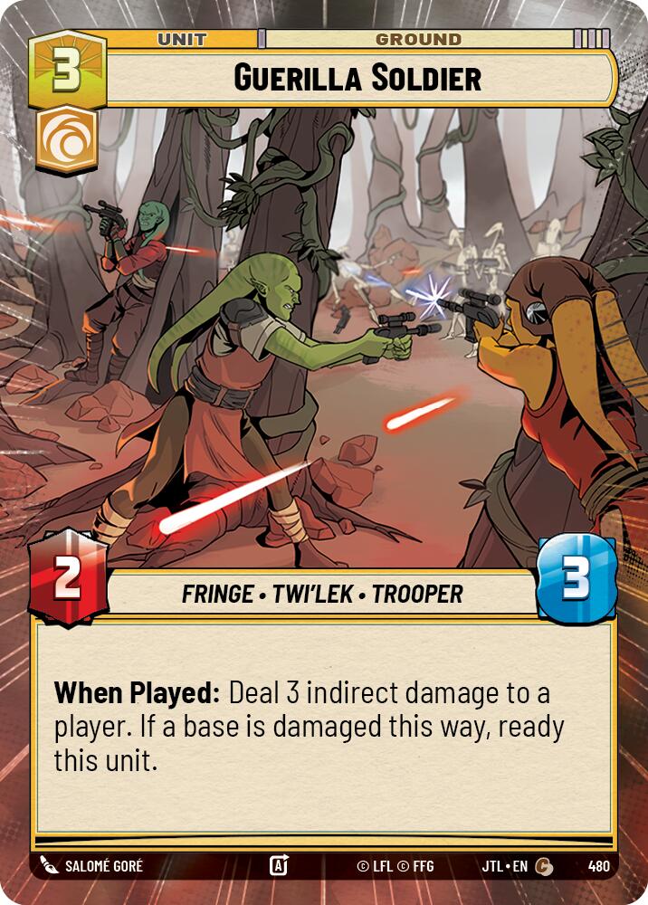 Star Wars: Unlimited: Guerilla Soldier (Hyperspace) card image