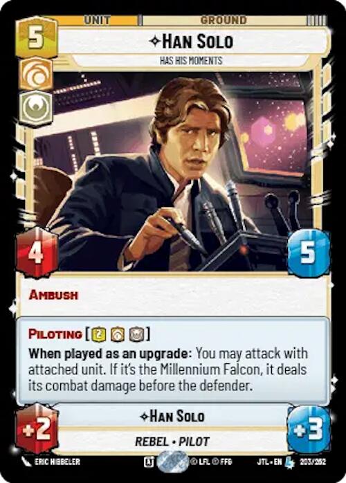 Star Wars: Unlimited: Han Solo - Has His Moments card image