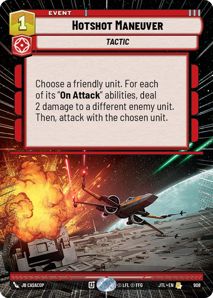 Star Wars: Unlimited: Hotshot Maneuver (Hyperspace Foil) card image