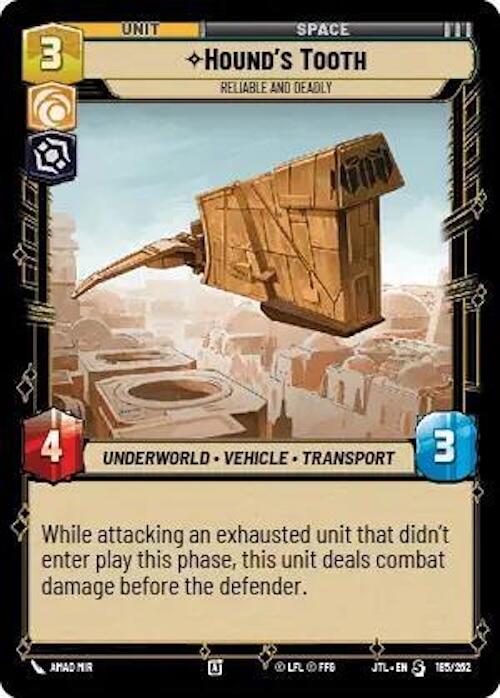 Star Wars: Unlimited: Hound's Tooth - Reliable and Deadly card image