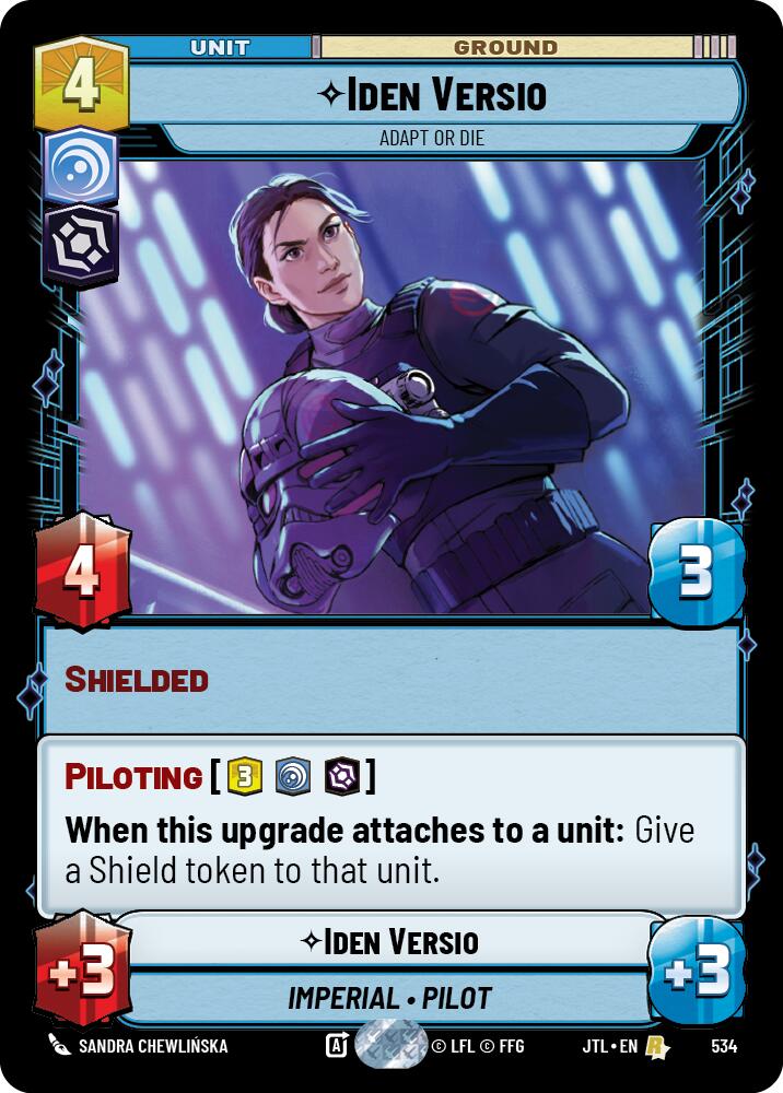 Star Wars: Unlimited: Iden Versio - Adapt or Die (Foil) card image