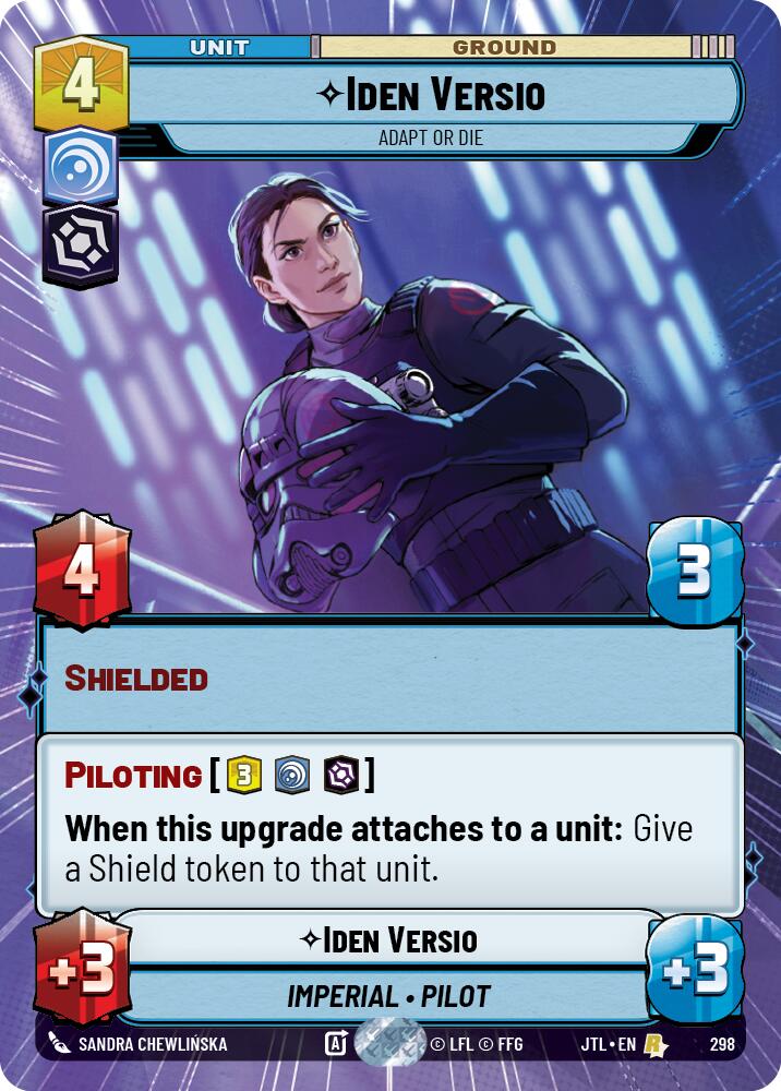 Star Wars: Unlimited: Iden Versio - Adapt or Die (Hyperspace) card image