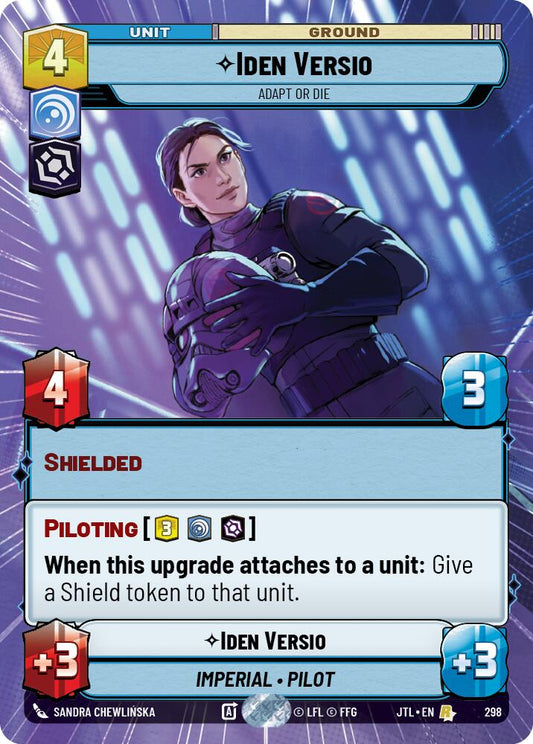 Star Wars: Unlimited: Iden Versio - Adapt or Die (Hyperspace) card image