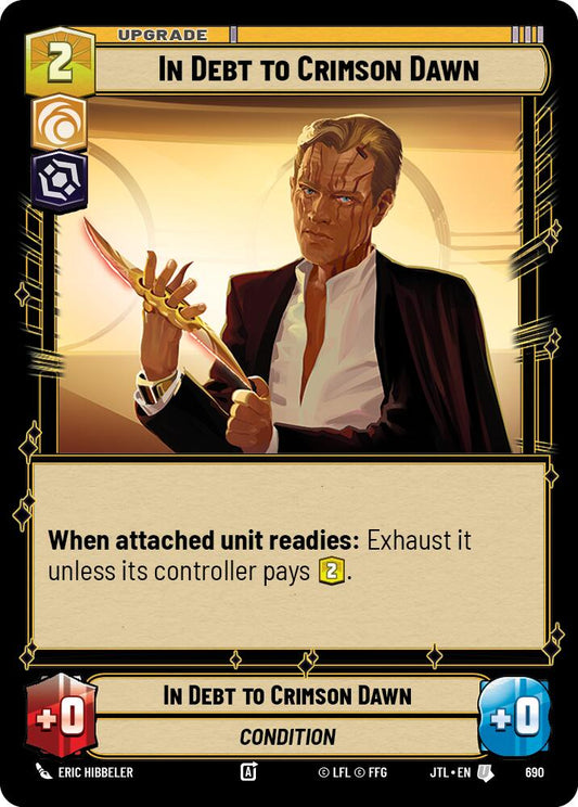 Star Wars: Unlimited: In Debt to Crimson Dawn (Foil) card image