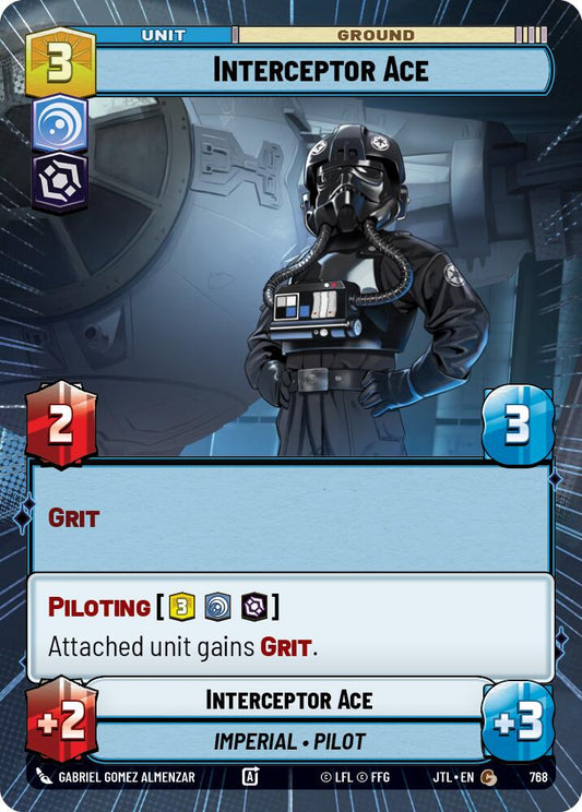 Star Wars: Unlimited: Interceptor Ace (Hyperspace Foil) card image