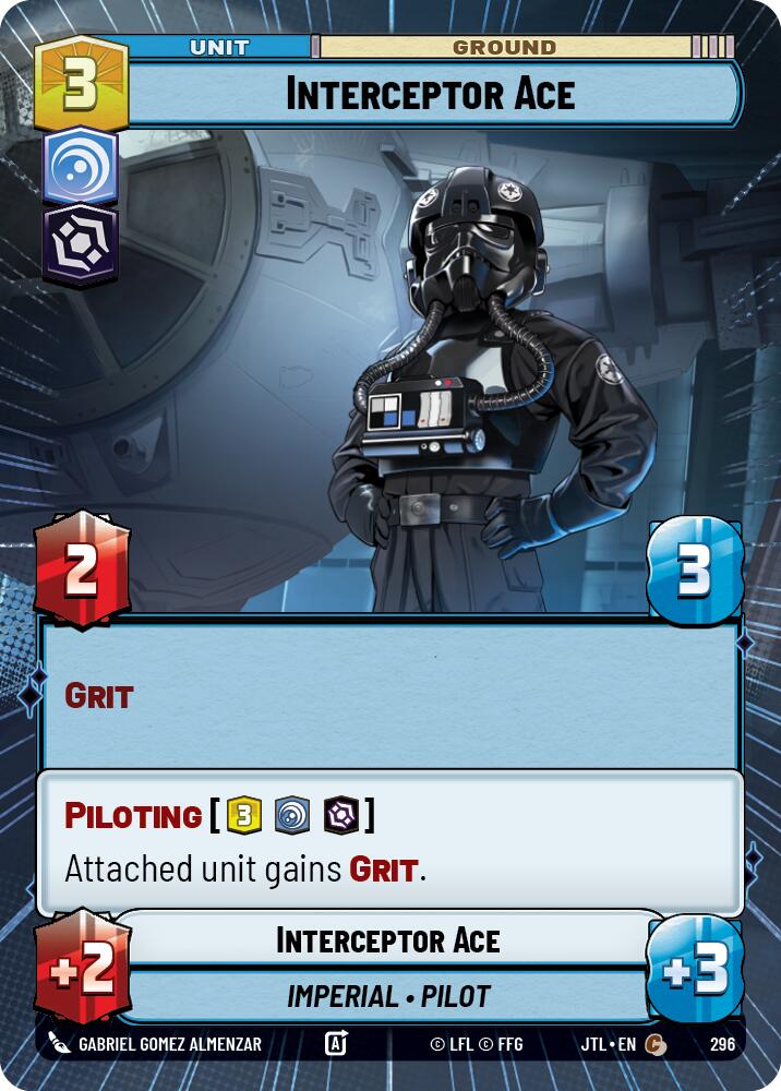 Star Wars: Unlimited: Interceptor Ace (Hyperspace) card image