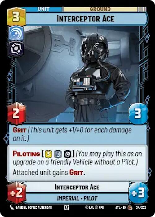 Star Wars: Unlimited: Interceptor Ace card image