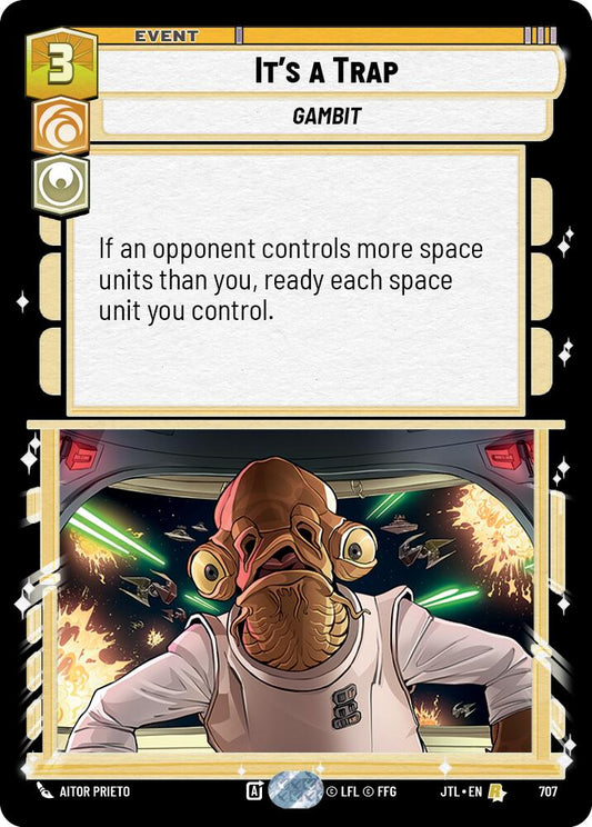 Star Wars: Unlimited: It's a Trap (Foil) card image