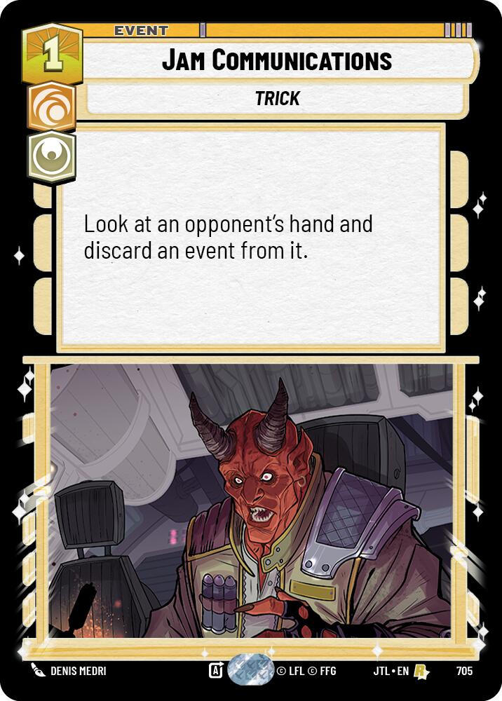 Star Wars: Unlimited: Jam Communications (Foil) card image