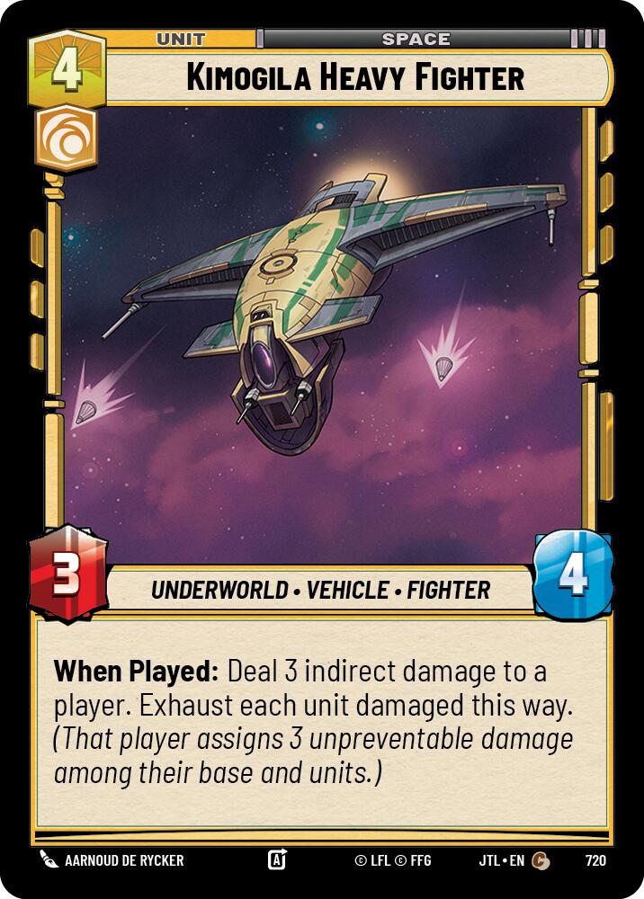 Star Wars: Unlimited: Kimogila Heavy Fighter (Foil) card image