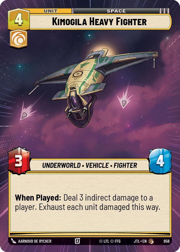 Star Wars: Unlimited: Kimogila Heavy Fighter (Hyperspace Foil) card image