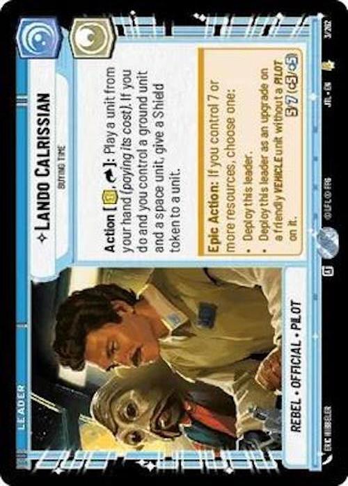 Star Wars: Unlimited: Lando Calrissian - Buying Time card image