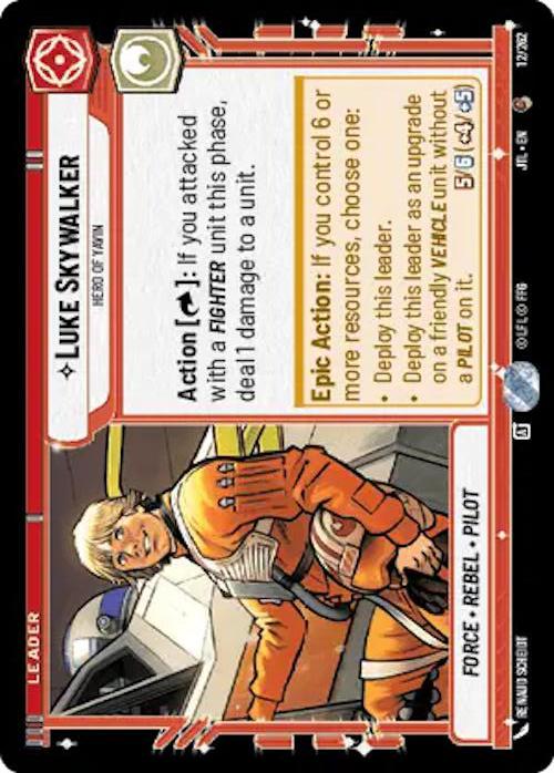 Star Wars: Unlimited: Luke Skywalker - Hero of Yavin card image