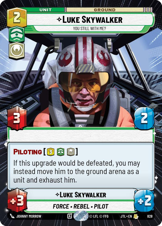 Star Wars: Unlimited: Luke Skywalker - You Still With Me? (Hyperspace Foil) card image