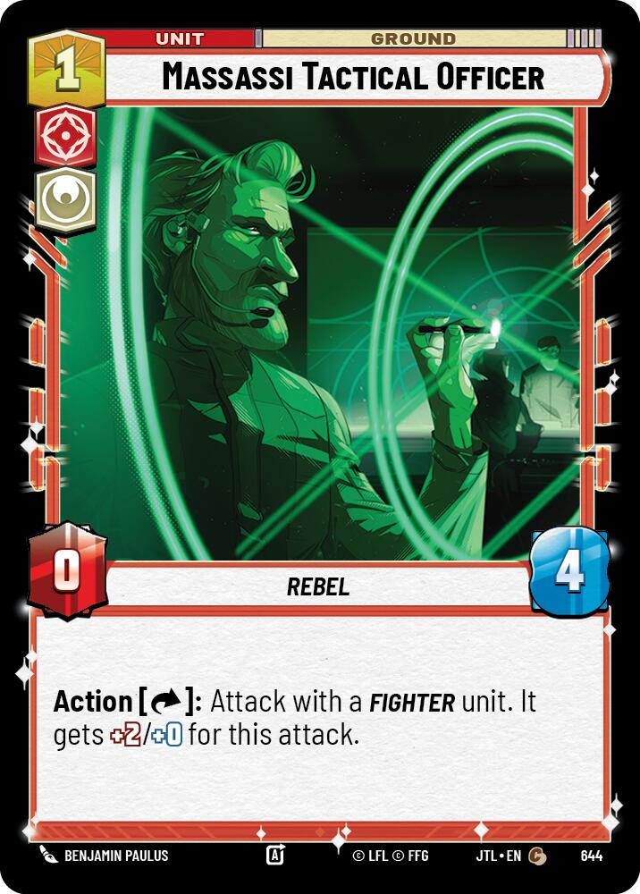 Star Wars: Unlimited: Massassi Tactical Officer (Foil) card image