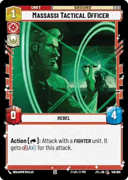 Star Wars: Unlimited: Massassi Tactical Officer card image