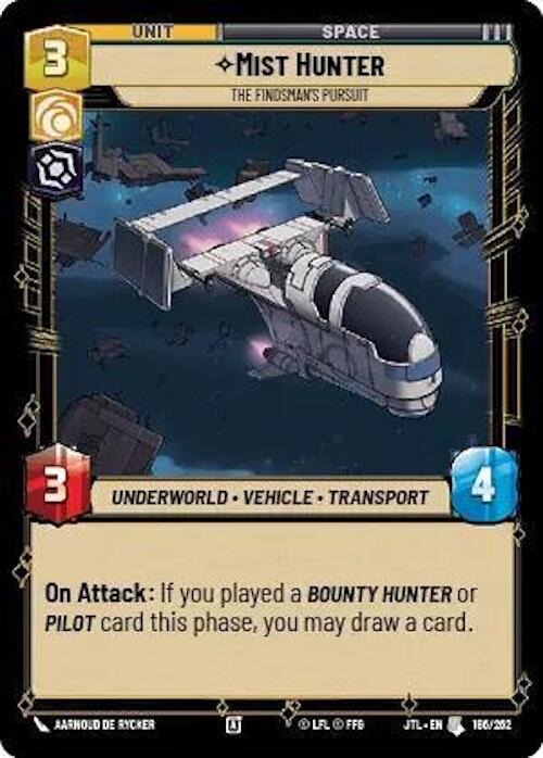 Star Wars: Unlimited: Mist Hunter - The Findsman's Pursuit card image