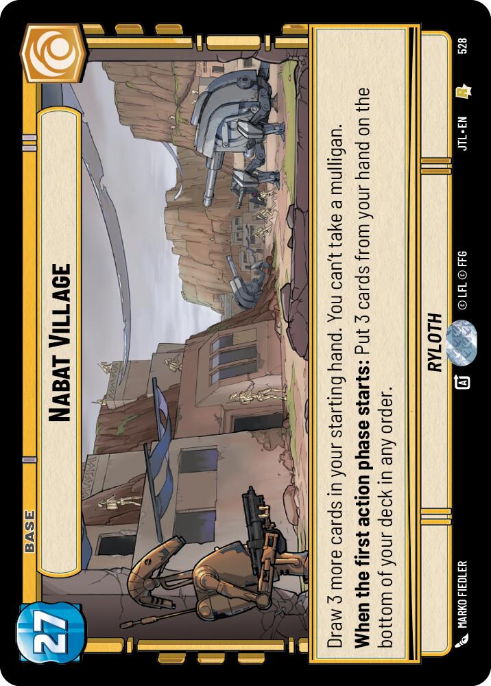 Star Wars: Unlimited: Nabat Village (Foil) card image