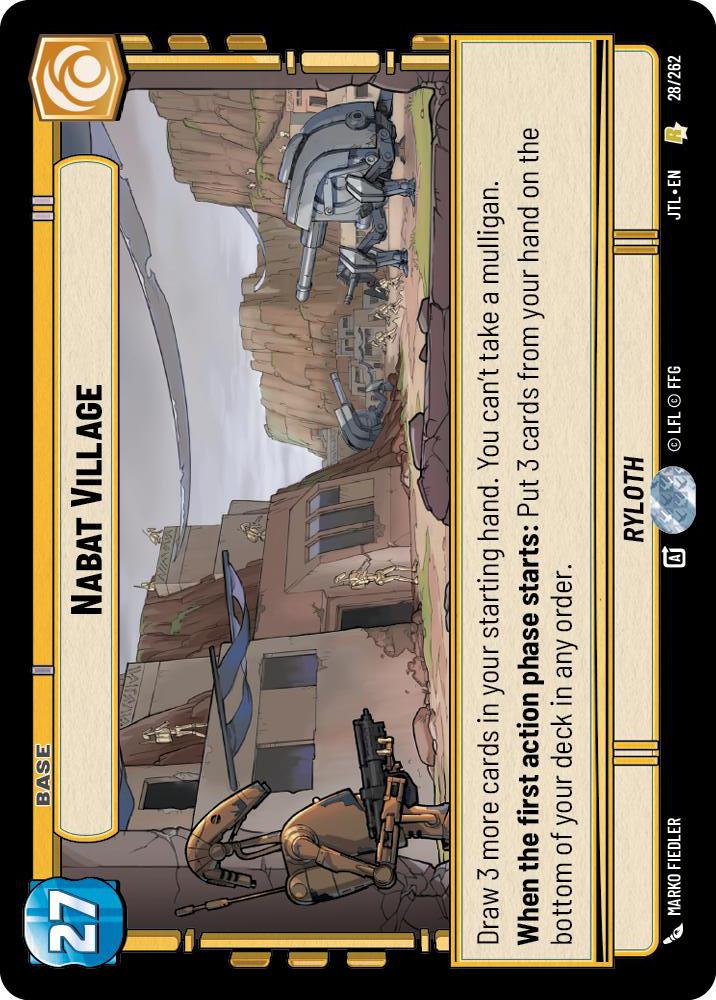 Star Wars: Unlimited: Nabat Village card image