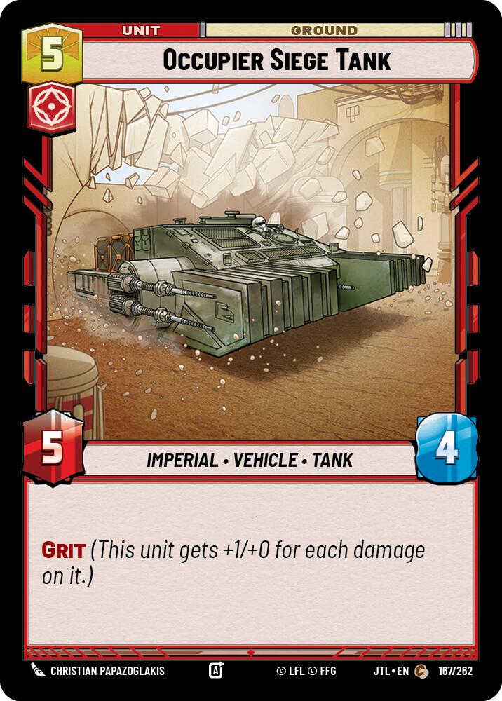 Star Wars: Unlimited: Occupier Siege Tank card image