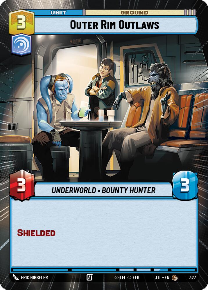 Star Wars: Unlimited: Outer Rim Outlaws (Hyperspace) card image