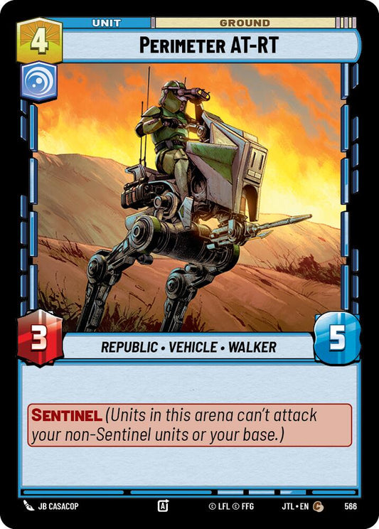 Star Wars: Unlimited: Perimeter AT-RT (Foil) card image