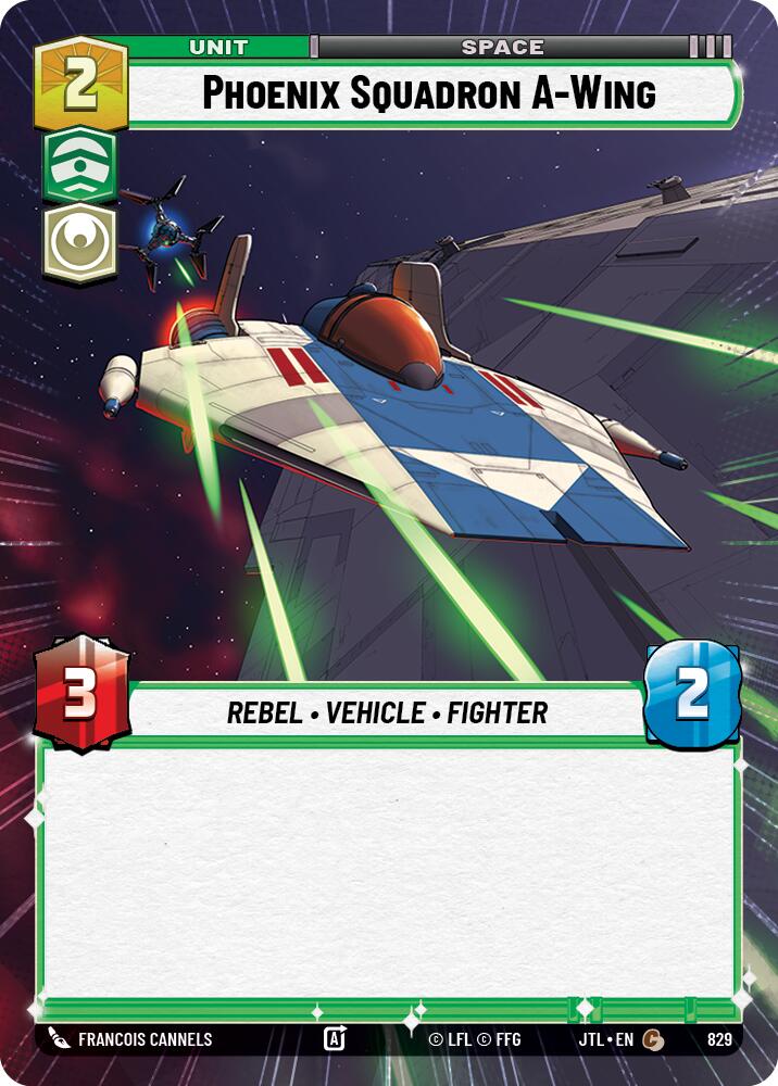 Star Wars: Unlimited: Phoenix Squadron A-Wing (Hyperspace Foil) card image